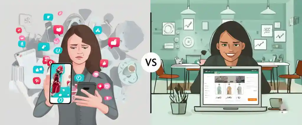 Sitio web vs Redes Sociales lo que realmente necesitas en 2025